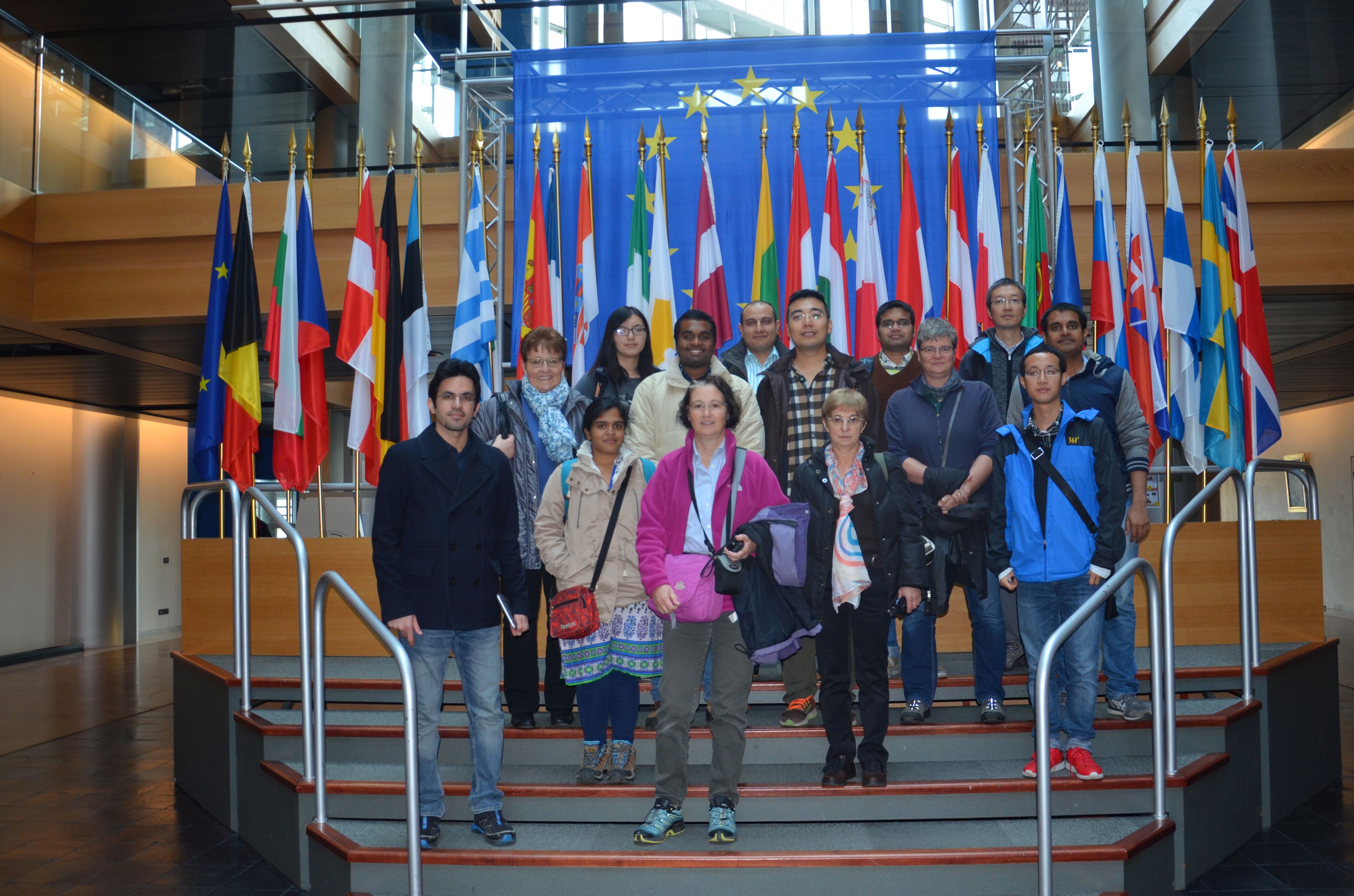 Visiting the European Parliament in Strasbourg 