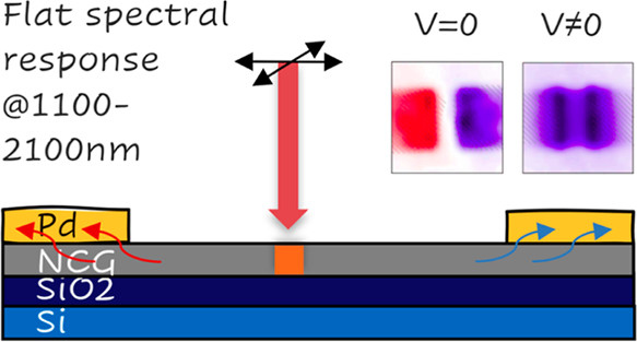 Tailoring Spectrally Flat Infrared Photodetection with Thickness-Controlled Nanocrystalline Graphite