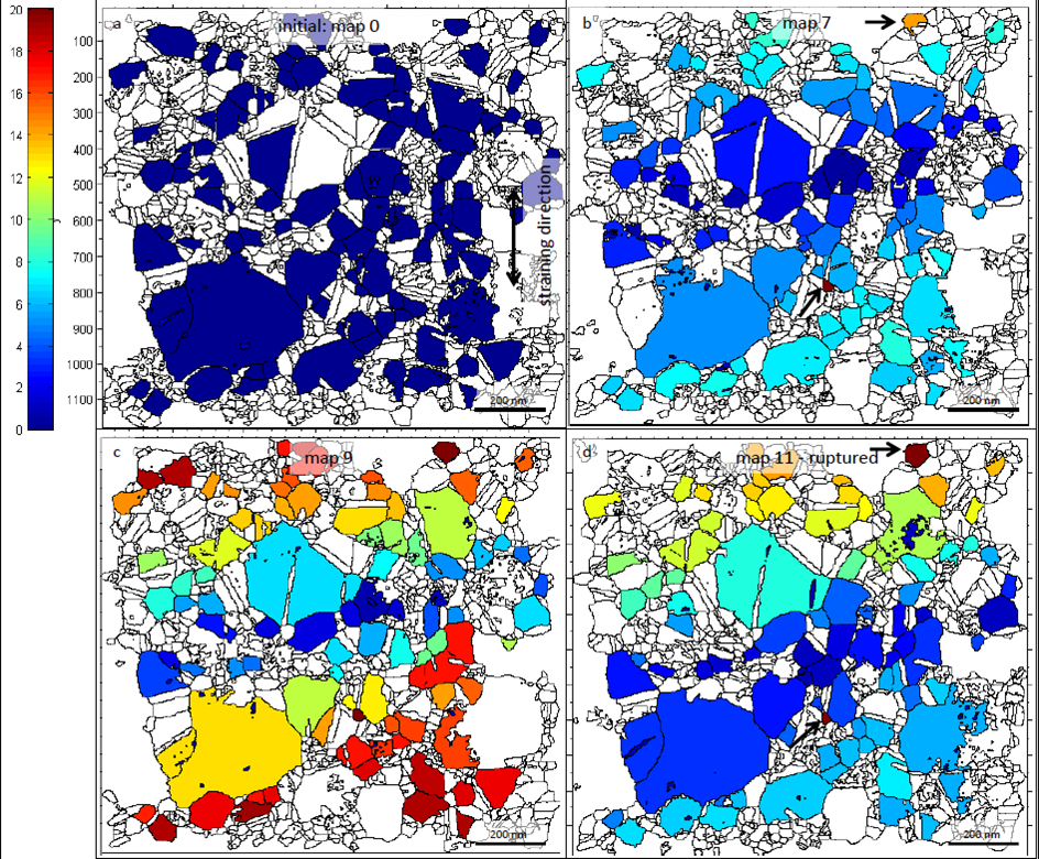 Grain rotation during plastic defomation