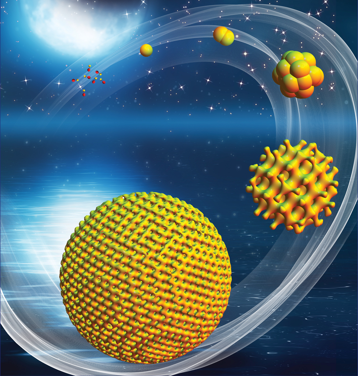 Self-Assembly of Janus Type Clusters