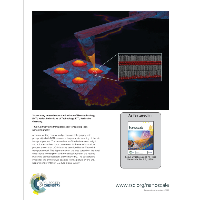 A diffusive ink transport model for lipid dip-pen nanolithography