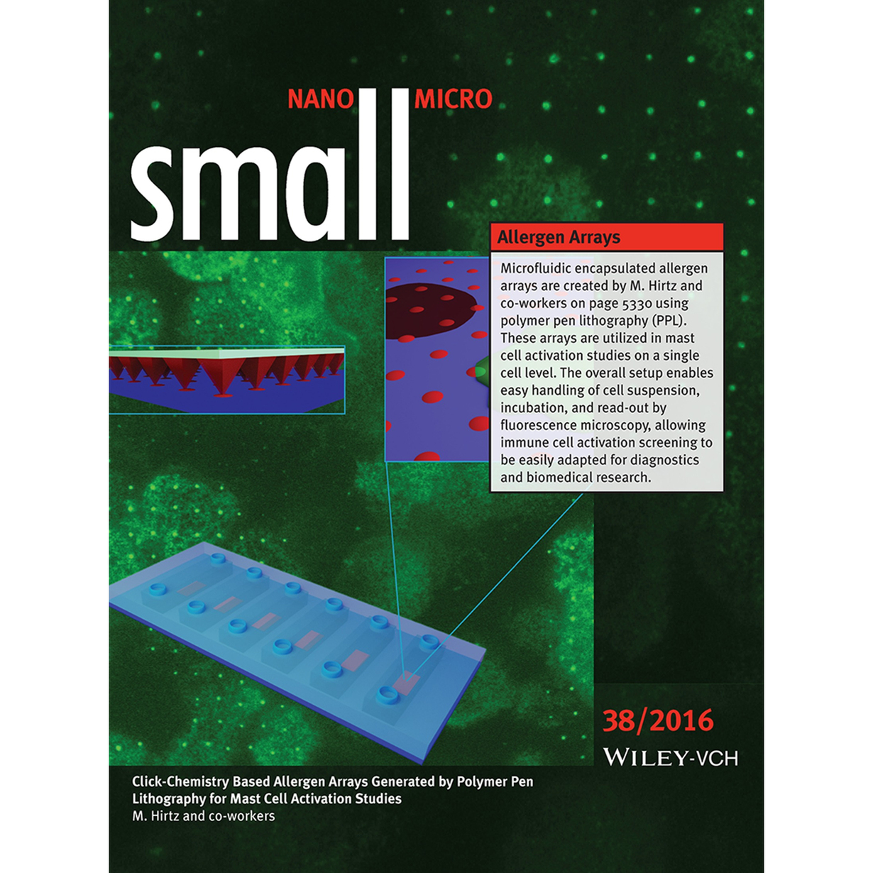 Click‐Chemistry Based Allergen Arrays Generated by Polymer Pen Lithography for Mast Cell Activation Studies